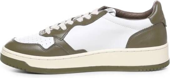 Autry Tijdloze stijl met een eigentijdse touch Vintage-ge?nspireerde leren sneakers Wit Heren - Foto 2