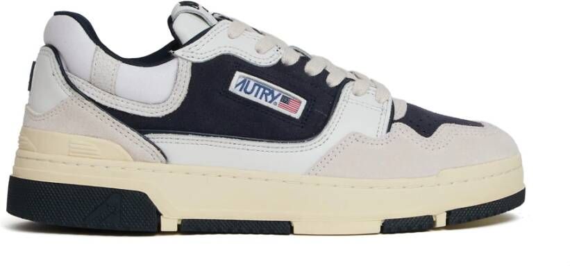 Autry Witte Leren Sneakers voor Mannen