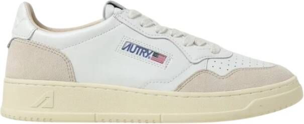 Autry Leren Suède Sneakers White Heren