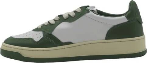 Autry Leren Twee-Tone Sneakers Wit Heren