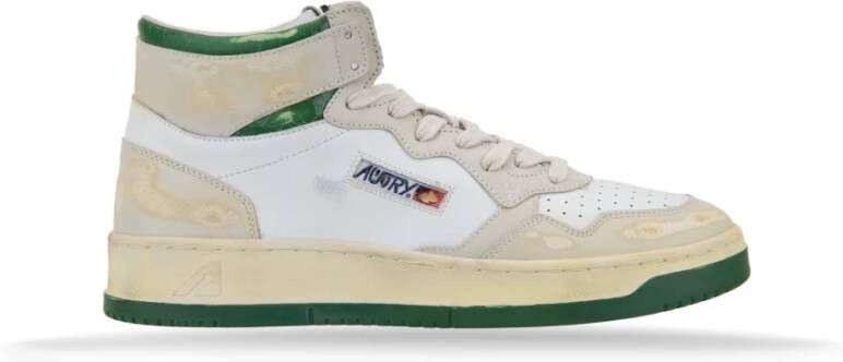 Autry Leren Veterschoenen Vintage Stijl Multicolor Heren