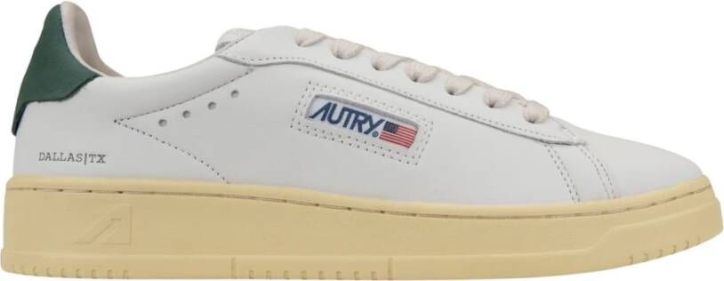 Autry Leren Vetersneakers voor Dames White Dames
