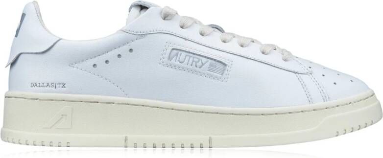 Autry Leren Vetersneakers voor Dames White Dames