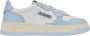 Autry Lage Leren Blauwe Medalist Sneakers Multicolor Dames - Thumbnail 1