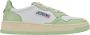 Autry Leren Vetersneakers voor Vrouwen Green Dames - Thumbnail 1