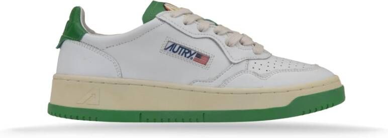 Autry Leren Vetersneakers voor Vrouwen White Dames
