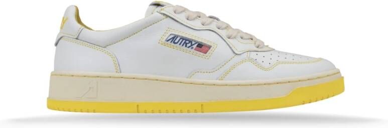 Autry Leren Vetersneakers White Heren