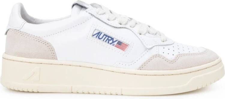 Autry Medalist sneaker van leer met suède details