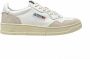 Autry Lage Leren Suede Mesh Sneakers White Dames - Thumbnail 1
