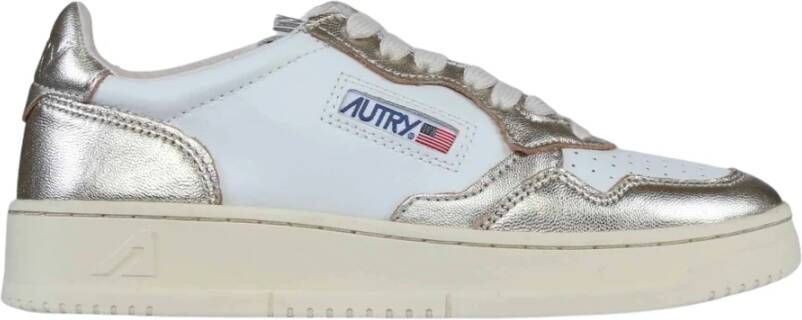 Autry medaillewinnaar tweekleurige platina schoenen Wit Dames