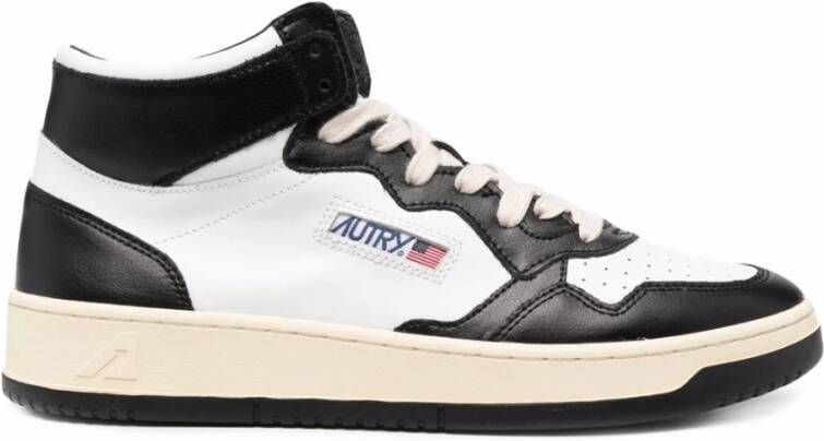 Autry Medalist Kleurblok Hoge Sneakers Black Heren