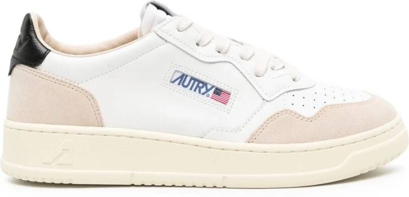 Autry Witte Sneakers met Color Block Design White Heren