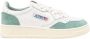 Autry Medalist Lage Sneakers Wit en Militair Groen Suède White Heren - Thumbnail 30