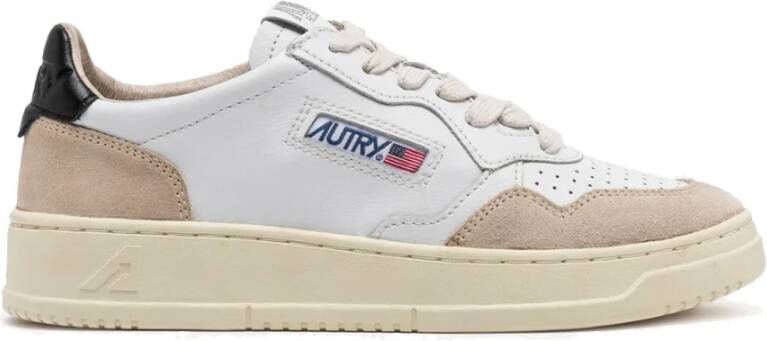 Autry Medalist Lage Suède Leren Sneaker Wit - Foto 2