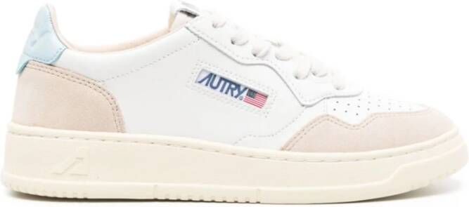 Autry Medalist Low Leren Sneakers White Dames