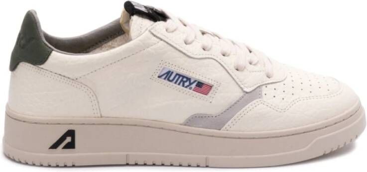 Autry Medalist Low Leren Sneakers White Heren