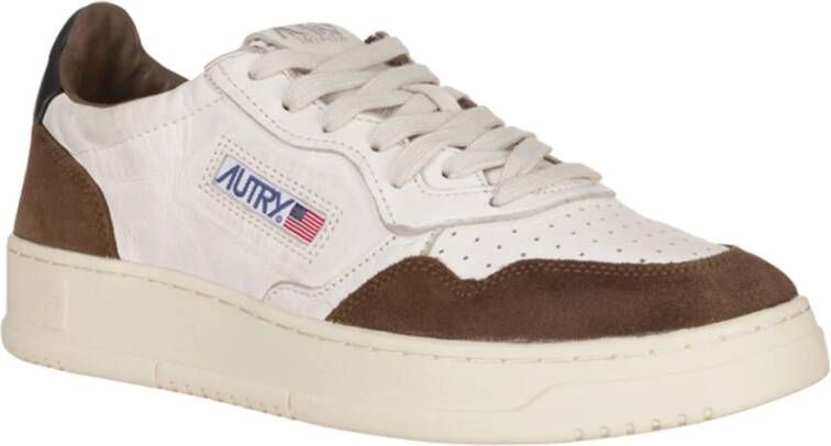 Autry Vintage geïnspireerde Medalist Low Sneaker voor vrouwen White Heren - Foto 7