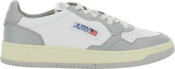Autry Tijdloze stijl: Medalist Vintage-geïnspireerde lage sneakers White Heren