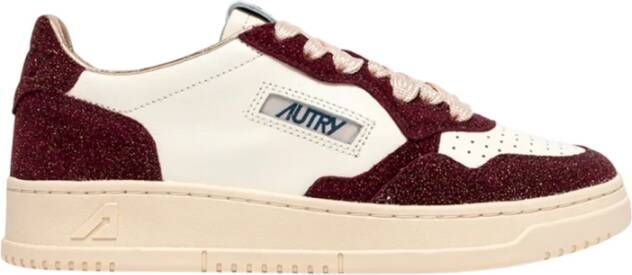 Autry Lage Medalist Sneaker met Glamoureuze Rode Glitterdetails - Foto 3