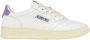 Autry Witte Leren Sneakers met Lila Accenten White Dames - Thumbnail 32