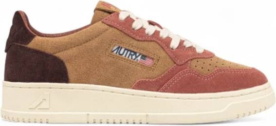 Autry Medalist Low Tricolor Suede Sneakers