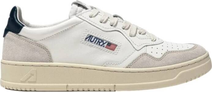 Autry Medalist Low Wit Blauw Sneaker Multicolor Heren