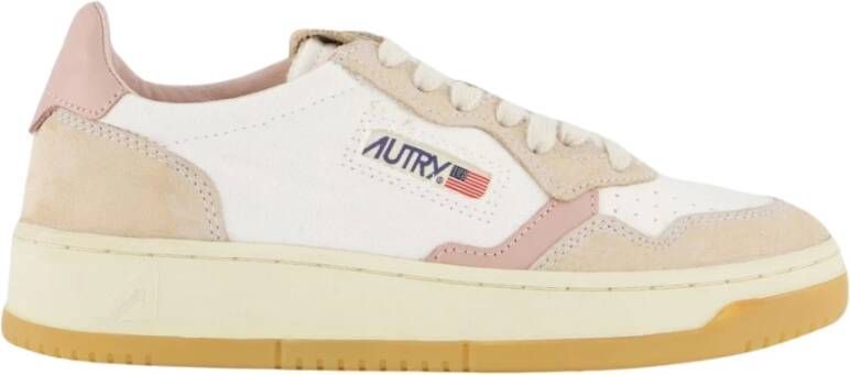 Autry Medalist Sneaker Wit Canvas White Dames