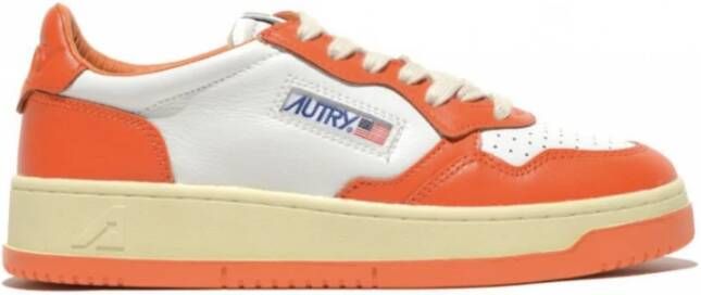 Autry Medalist Sneakers Orange Dames