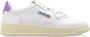 Autry Witte Leren Sneakers met Lila Accenten White Dames - Thumbnail 33