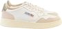 Autry Witte Leren Sneakers met Groene Details White Heren - Thumbnail 1