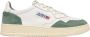 Autry Medalist Lage Sneakers Wit en Militair Groen Suède White Heren - Thumbnail 17