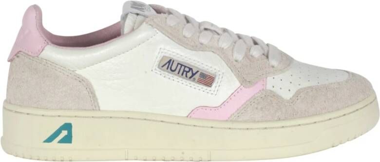 Autry Medalist Stijl Sneakers Pink Dames