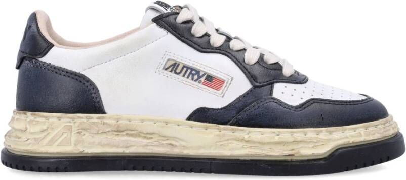 Autry Met De Hand Vervaardigde Sculpturale Leren Sneakers - Foto 2