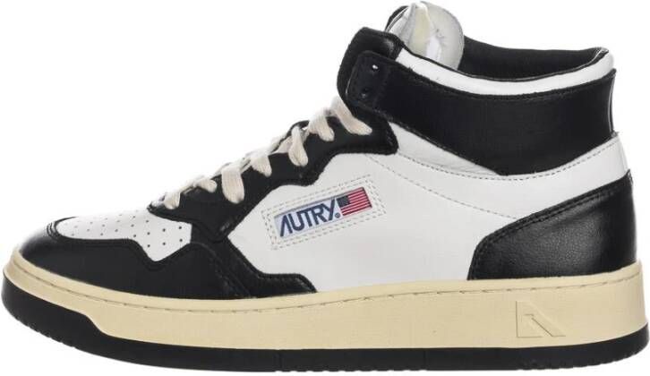 Autry Vintage-geïnspireerde hoge veterschoenen Black - Foto 6