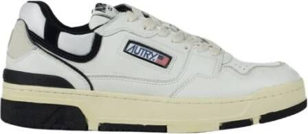 Autry Moderne CLC Sneakers met Levendig Basketbal-geïnspireerd Design White