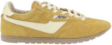 Autry Monogram Detailing Lage Suède Sneakers