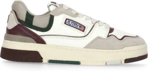 Autry Multicolor leren sneakers met ade de details
