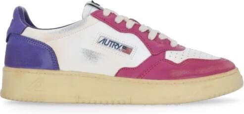 Autry Multicolor Leren Sneakers voor Vrouwen Multicolor Dames