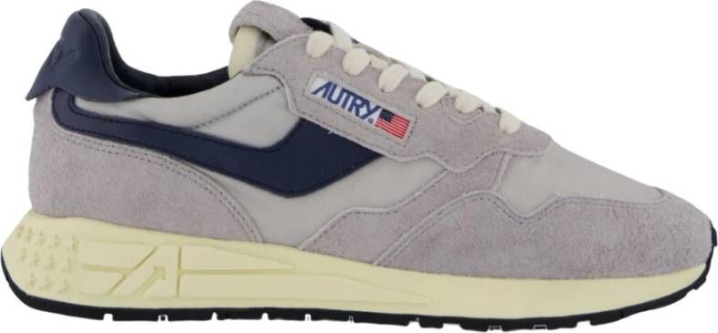 Autry Nylon Sneakers met verhoogde zool Gray Heren