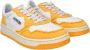 Autry Oranje Leren Platte Schoenen met Geperforeerde Neus Oranje Heren - Thumbnail 1