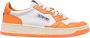Autry Tweekleurige Leren Lage Sneakers White Heren - Thumbnail 1