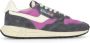 Autry Paarse Leren Sneakers met Suède Inzetstukken Multicolor Dames - Thumbnail 1