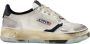 Autry Zilveren Sneakers Multi-Panel Design Logo Patch Multicolor Dames - Thumbnail 5