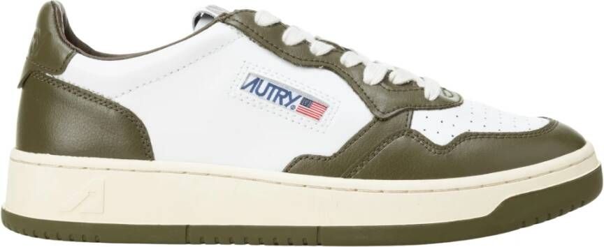 Autry Tijdloze stijl met een eigentijdse touch Vintage-ge?nspireerde leren sneakers Wit Heren