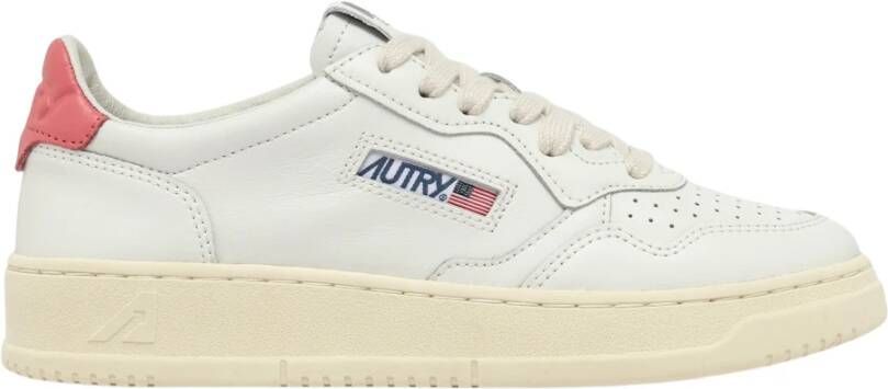 Autry Premium Leren Schoenen voor Medalist White Dames