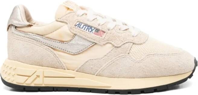 Autry Reelwind Beige Veterschoenen
