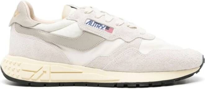 Autry Reelwind Sneakers Vintage-geïnspireerde Prestatieschoenen Beige