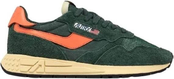 Autry Reelwind Lage Sneakers in Fles en Sinaasappelsap