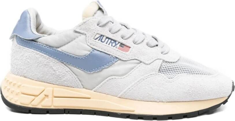 Autry Lage Sneakers Reelwind Low W Suede Netglacier