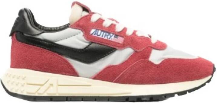 Autry Dikke zool Reelwind manden Rood Grijs Red Dames